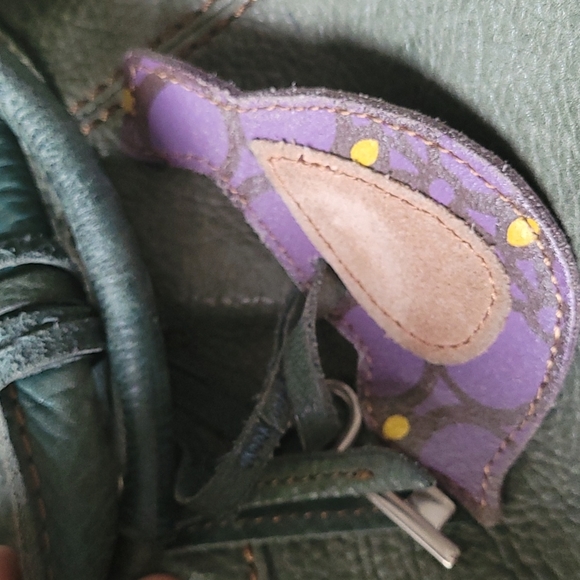 Fossil Leather Satchel Shoulder Bag - Picture 10 of 14